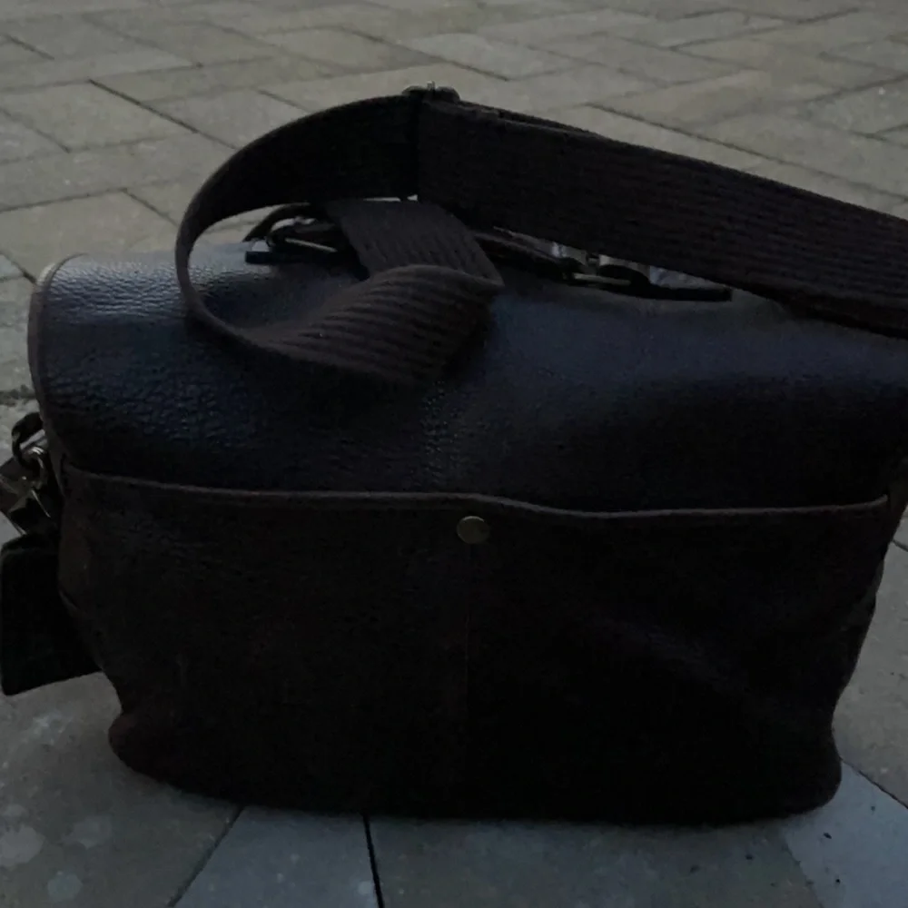 Gap leather brown pebble briefcase/ satchel